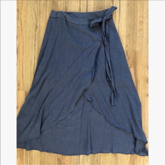 Honey Punch High Low Midi Wrap Skirt - Picture 4 of 7